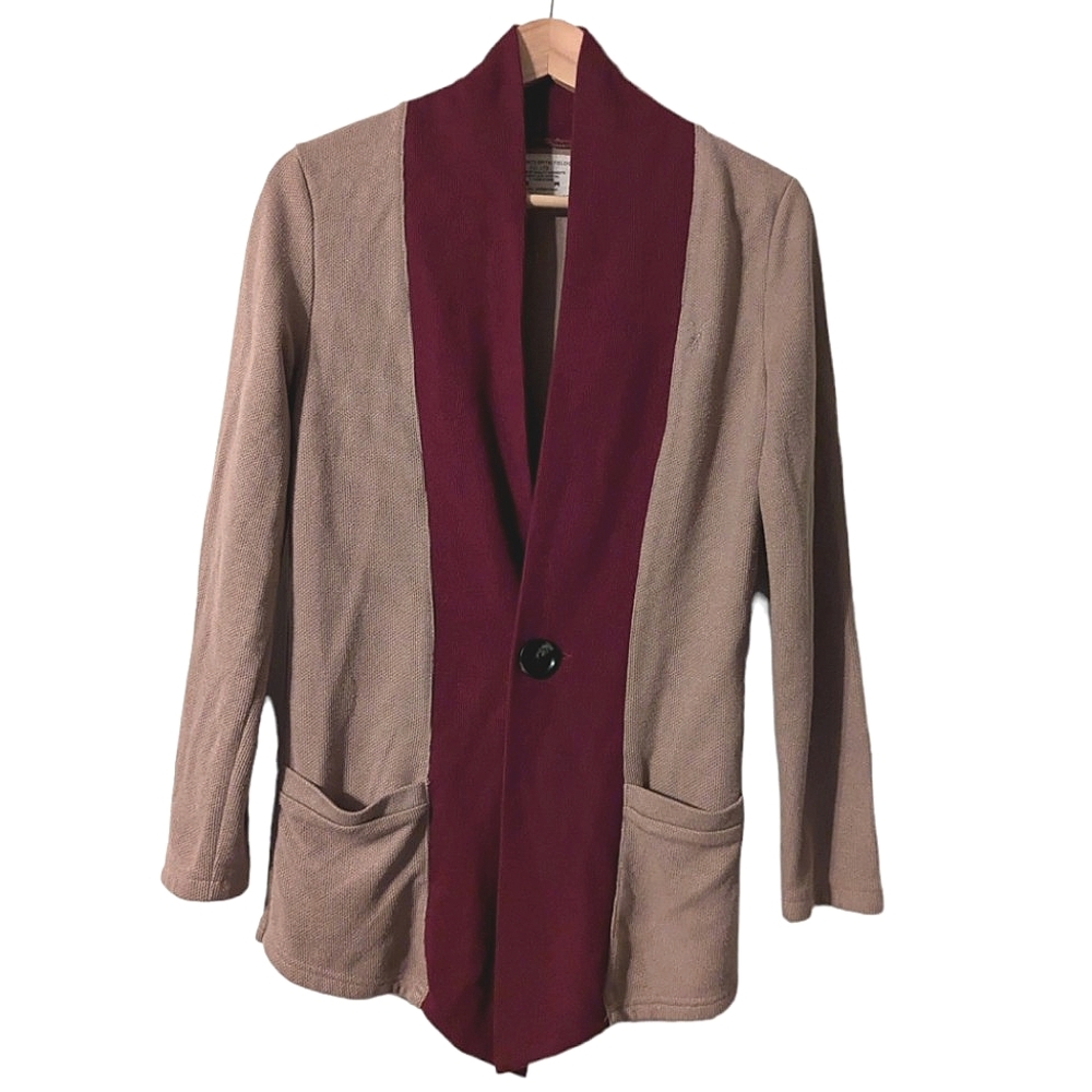 All Saints SpitalFields Button Front Long Sleeve Knit Cardigan Sweater Rare